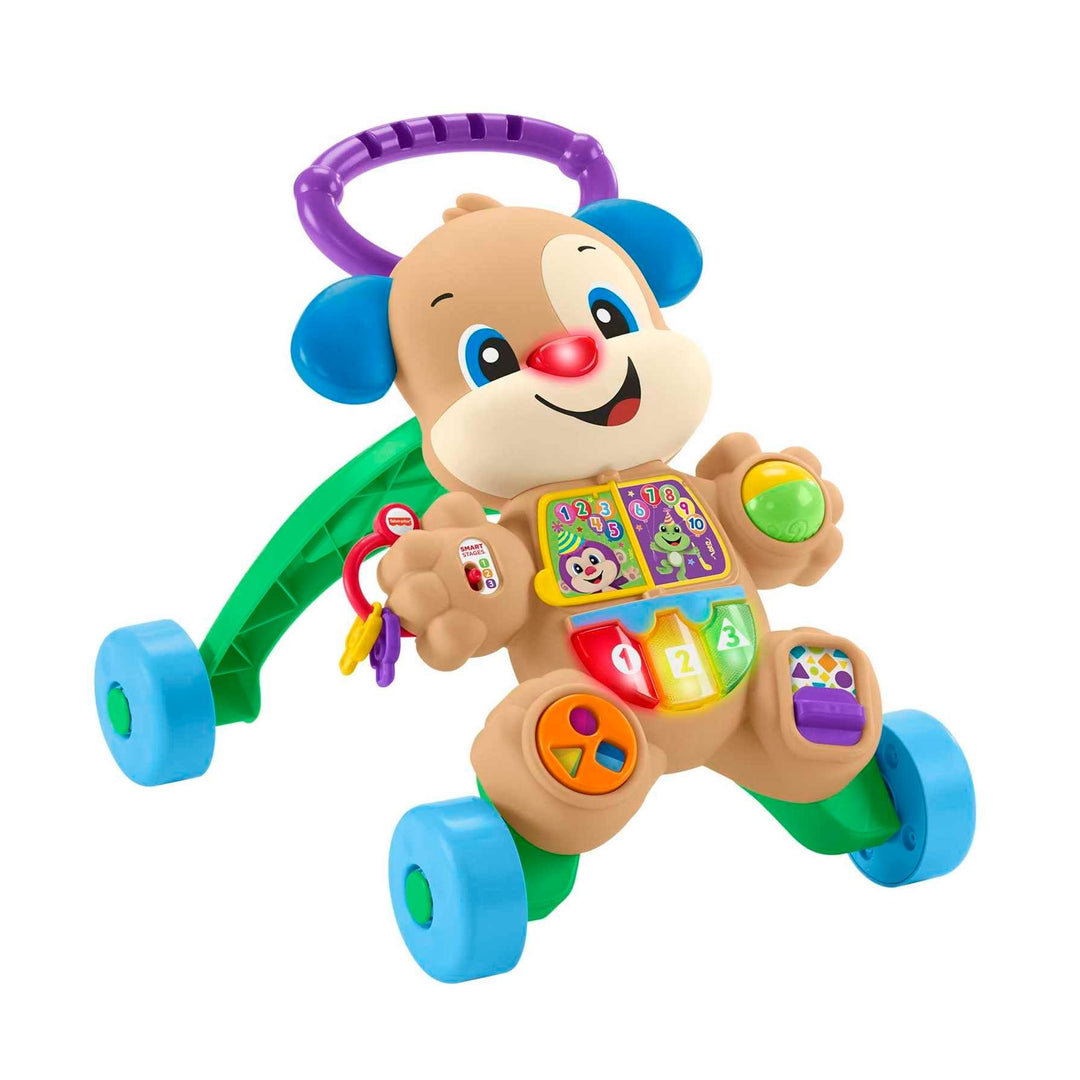 Mattel 446HHX15 Rollator Hund erste Schritte HHX15 Fisher Price babyspielzeug, bunt