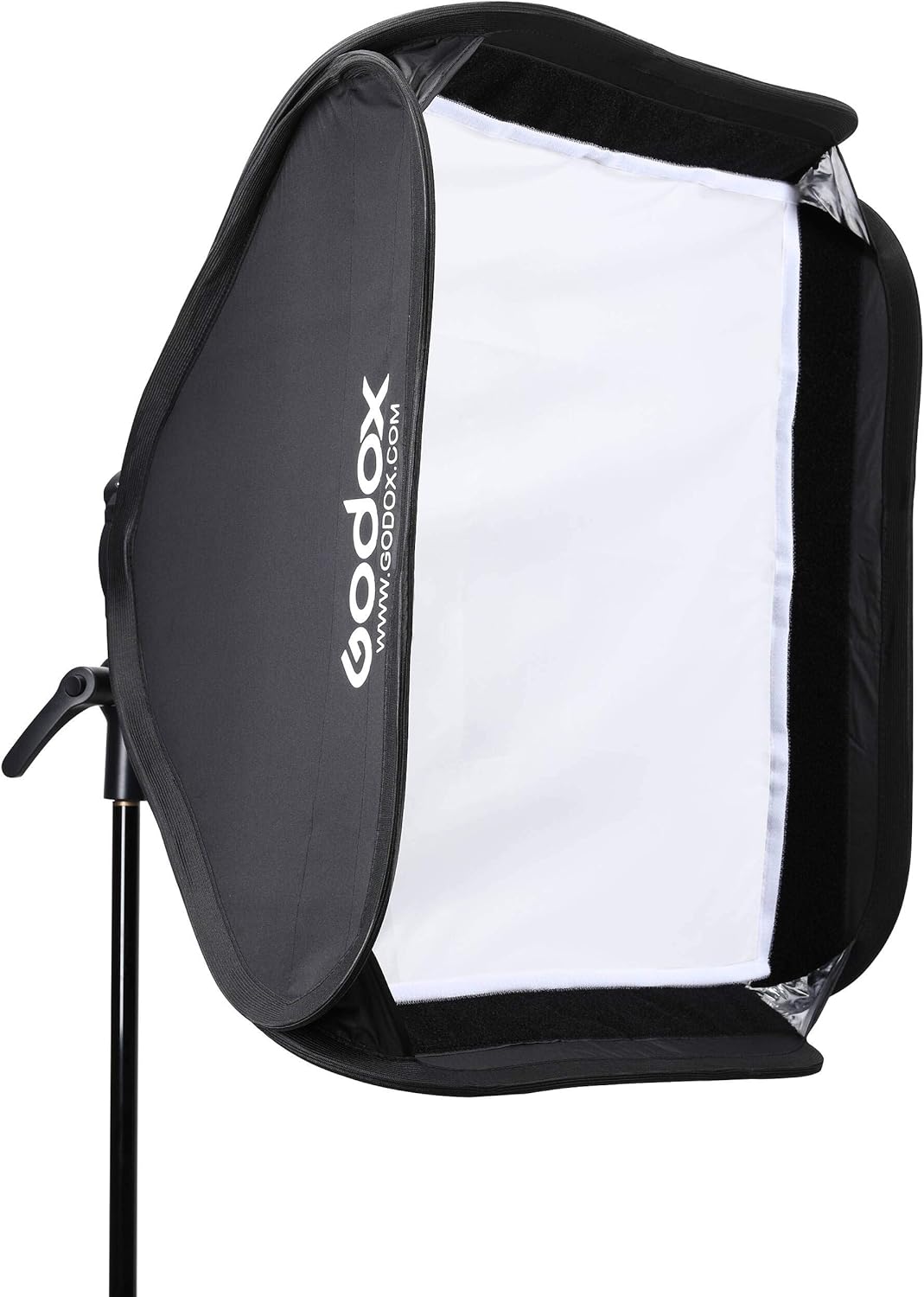 Godox 60 x 60 cm grosse quadratische Softbox mit Tulpenmotiv
