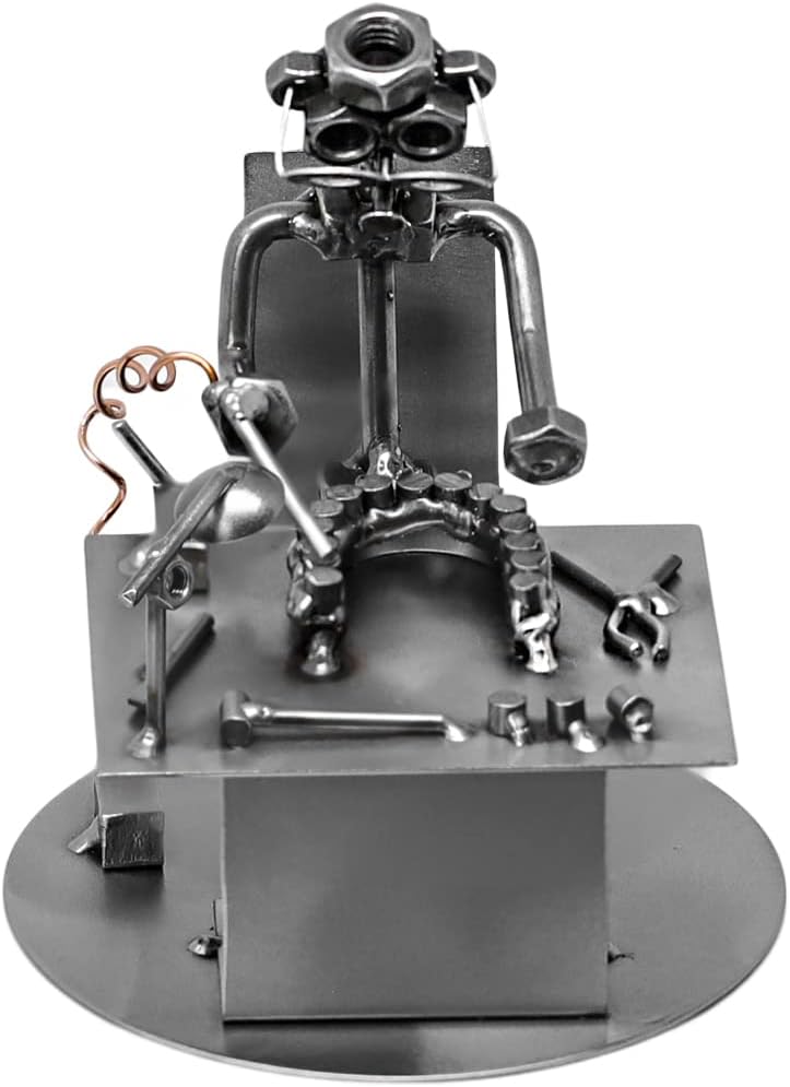 Schraubenmännchen Zahntechniker I Handarbeit I Geschenkidee I Metallfigur I Metallmännchen I Stahlfi