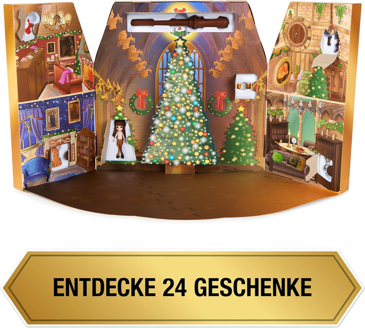 Wizarding World Harry Potter Magical Minis Adventskalender 2023 mit Mini-Zauberstab, 3 Spielfiguren