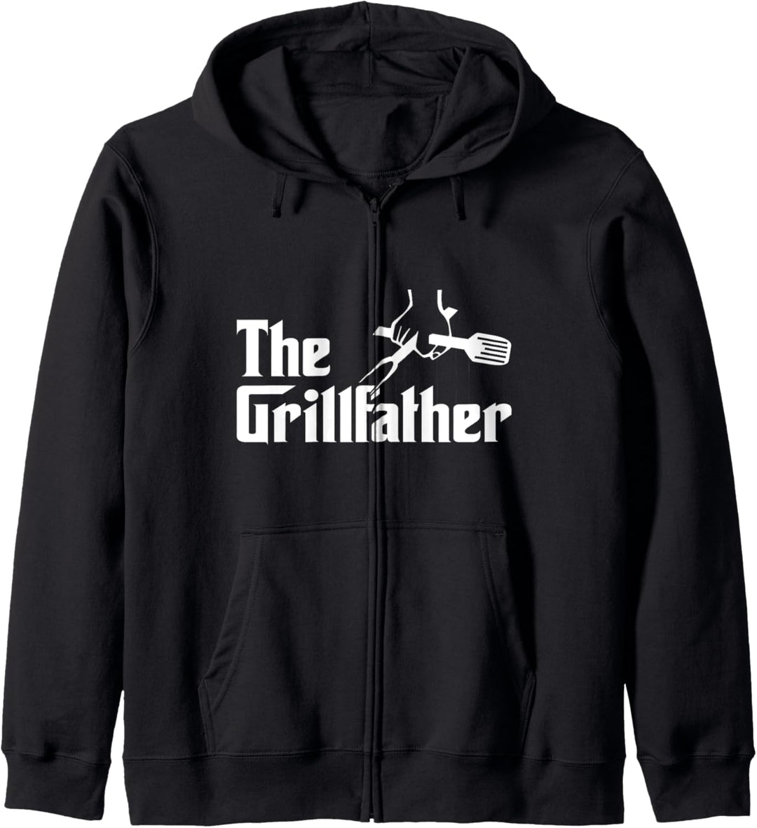 The Grillfather Funny BBQ Barbecue Grill Chef Smoker Gift Kapuzenjacke