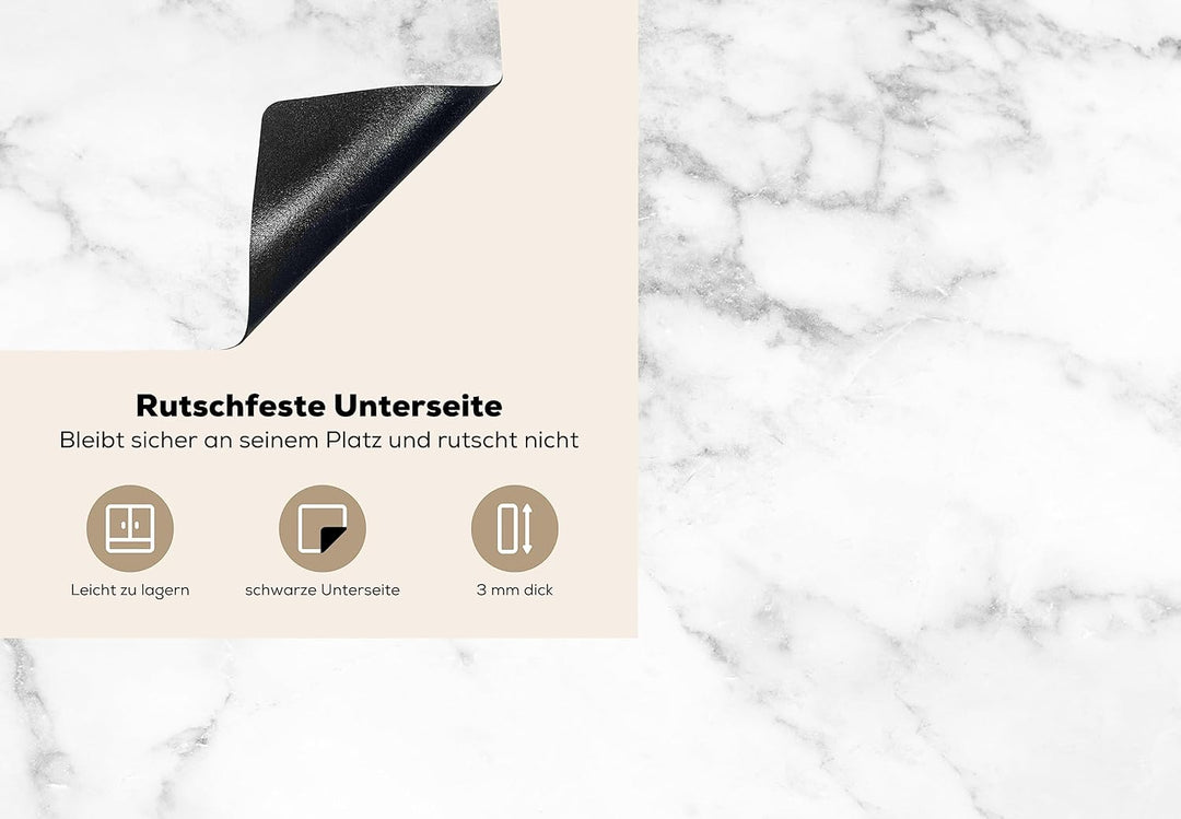 KitchenYeah© Herdabdeckplatte Einteilig Ceranfeld Abdeckplatte für Induktionsschutz Ceranfeldabdecku