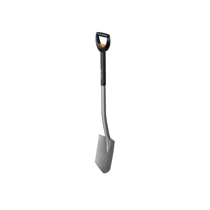 Fiskars Teleskop-Spaten für weiche, steinarme Böden, Spitz, Stiellänge: 1,05 bis 1,25 m, Hochwertige