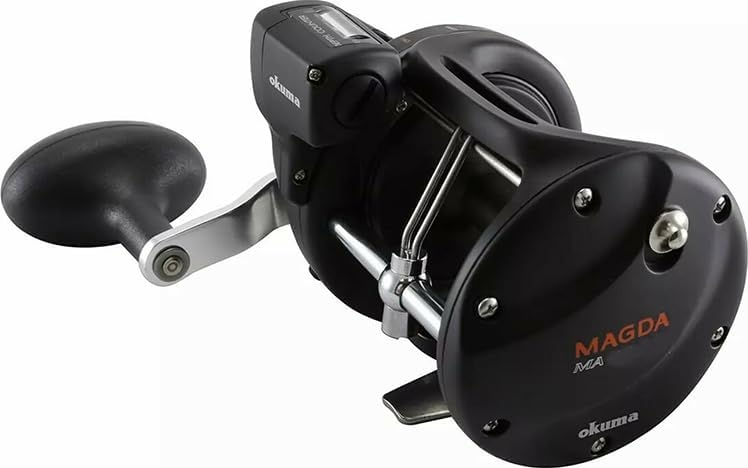 Okuma Magda Linecounter 20DLT LH Multirolle mit Schnurzähler Tiefenmesser Meeresrolle