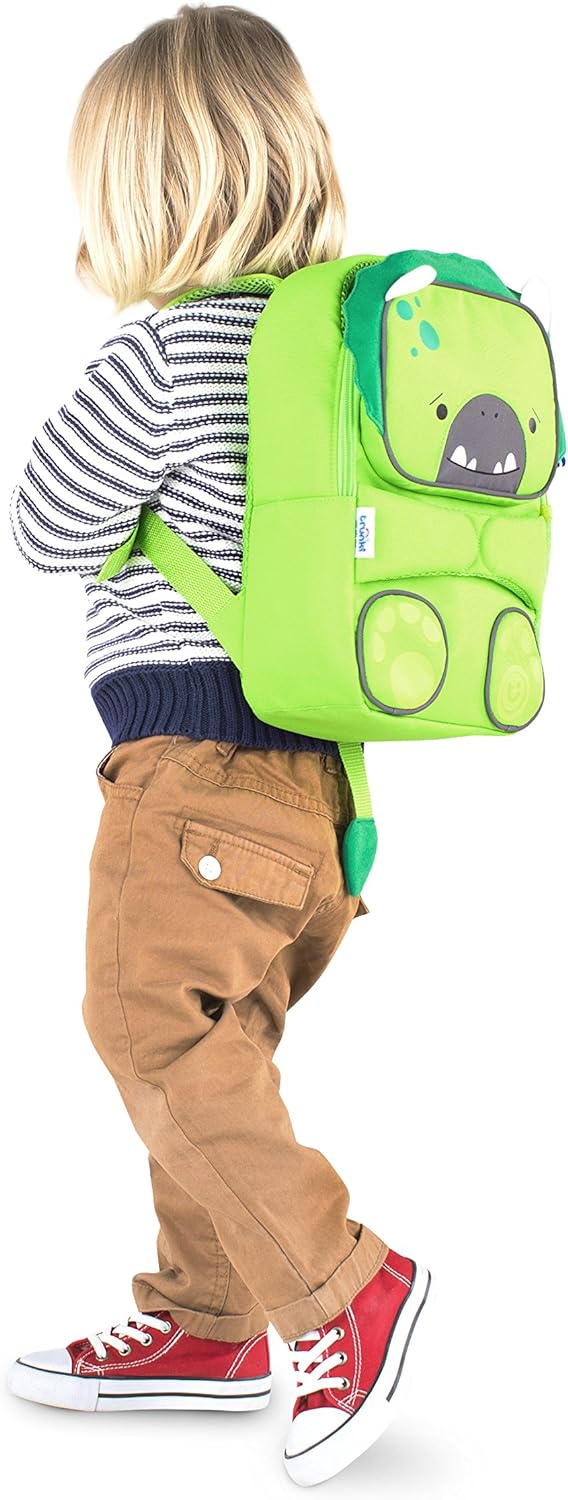Trunki Kleinkindrucksack & Kindergartentasche - gut sichtbar - Dudley (grün) Dino Dudley (Grün), Din