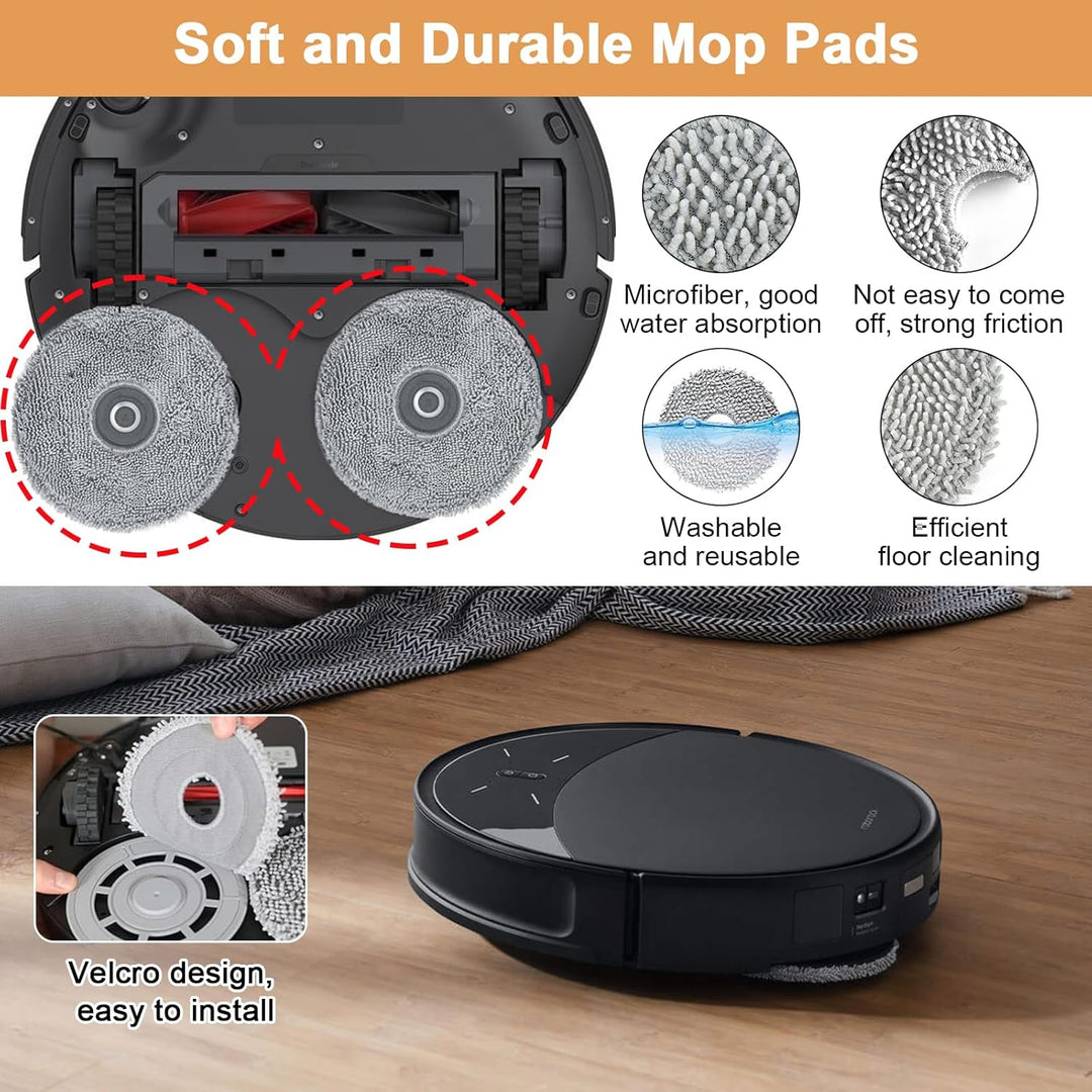 25 Stück Zubehör für Roborock Saros 10R /Qrevo CurvX/Qrevo Curv 2 Pro/Qrevo Curv 2 ProX Saugroboter