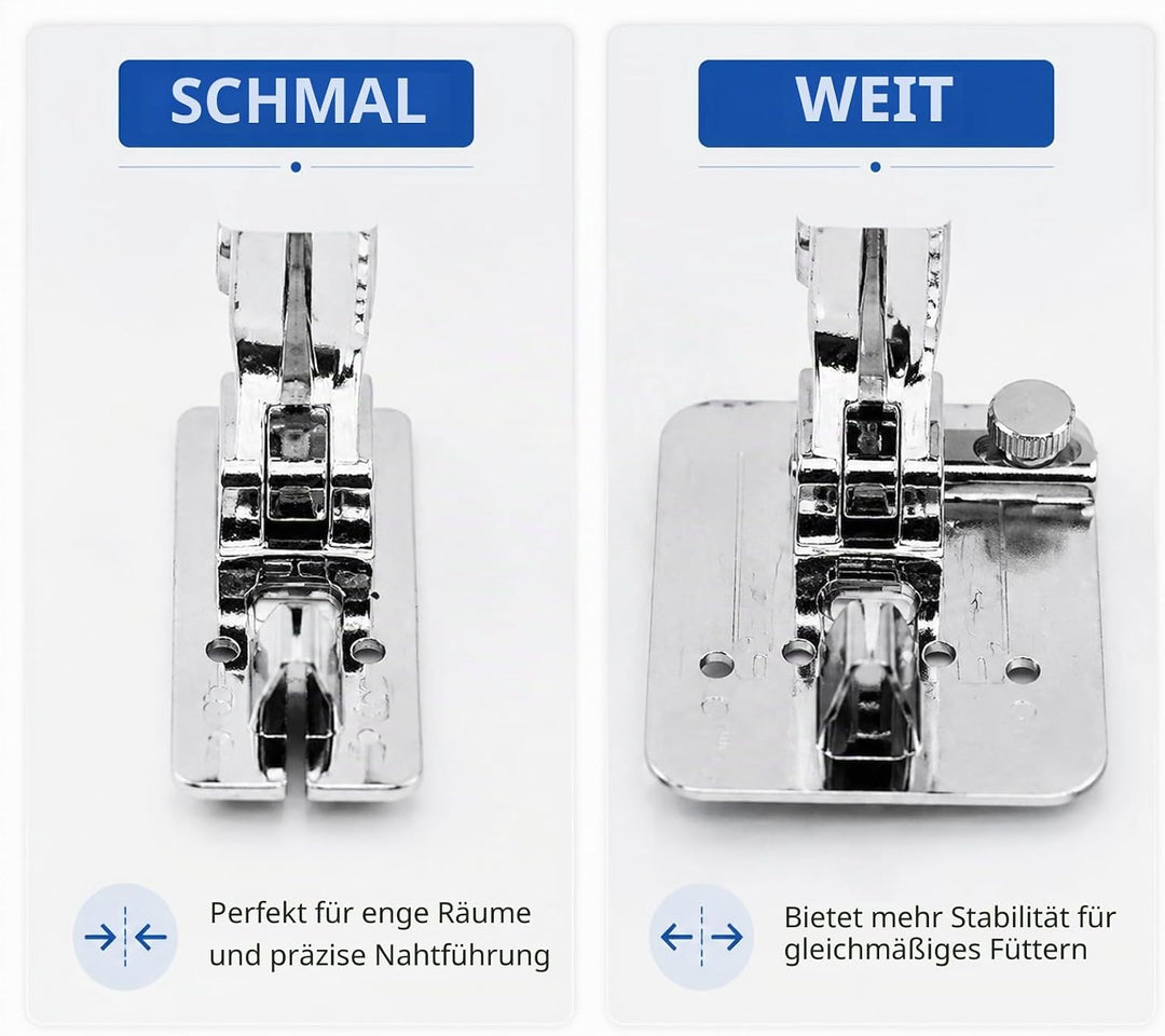 Professionelles Nähfuss-Set für Nähmaschinen von Singer, Brother, Janome, Kenmore, Babylock, Elna, T