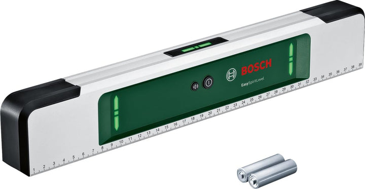 Bosch Wasserwaage EasySpiritLevel (intuitives LED-Konzept, Tonunterstützung, Neigungen bis zu +/-3°,