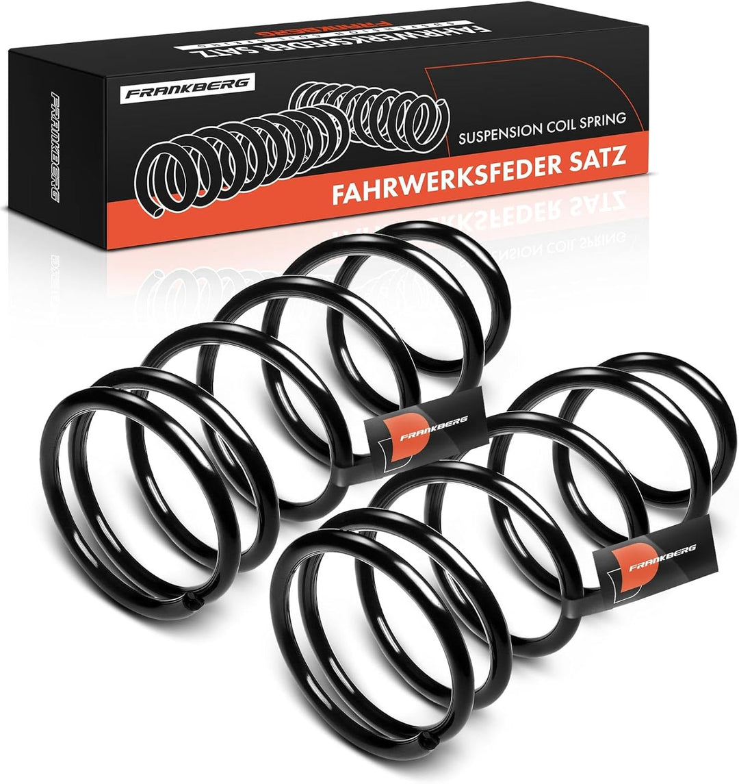 Frankberg 2x Federn Fahrwerksfeder Vorderachse Kompatibel mit Combo 71 1.2L 1.4L MPV 1994-2001 Repla