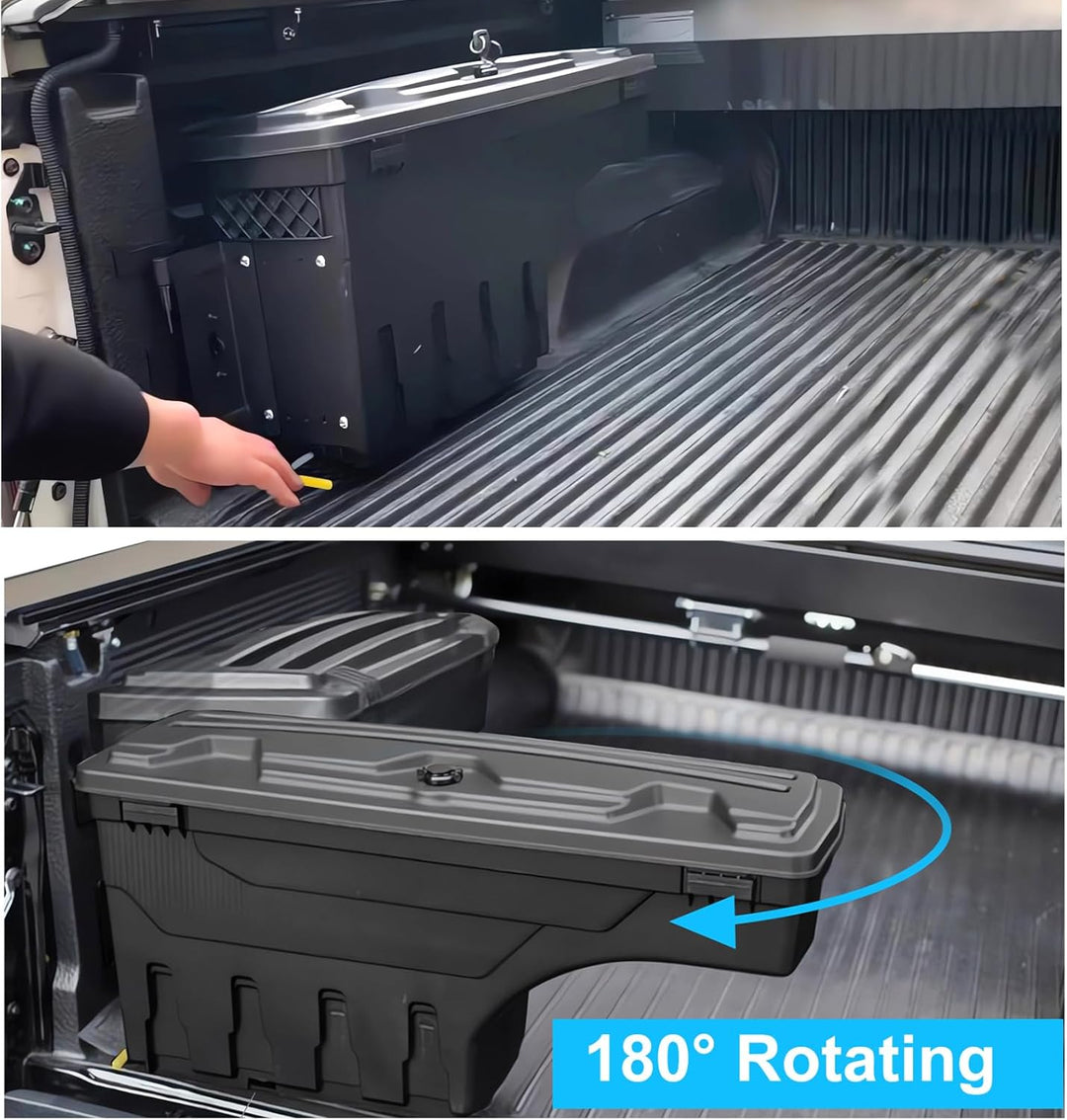 Werkzeugkasten für Ford Ranger Raptor Wildtrak T9 (2023–2026) - 180° schwenkbar, wasserdicht, abschl