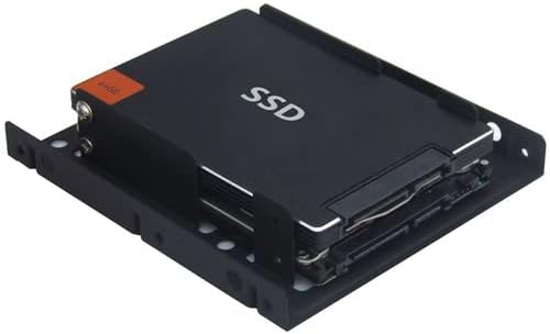 SSD-Metall-Montagehalterungs-Set, 2,5 auf 3,5 Festplattenadapter, kompatibel mit jedem 2,5 auf 3,5 L