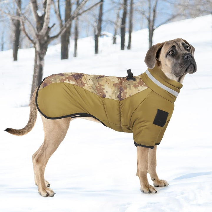 OCSOSO Hundemantel Winter, Hundejacke Hundepullover für Kleine Mittlere Grosse Hunde - Wasserdicht W