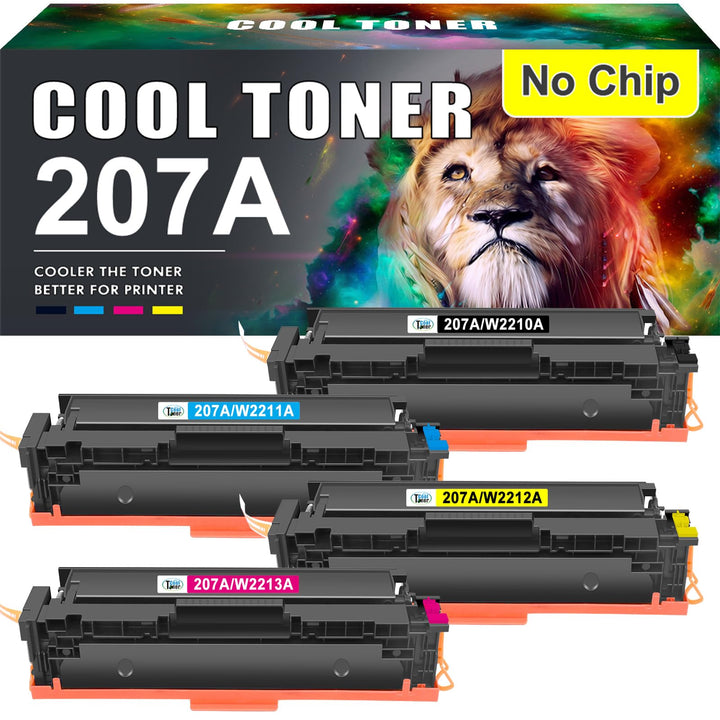 Cool Toner 207A Kompatible Tonerkartusche als Ersatz für HP 207A 207X Color Laserjet Pro MFP M283fdw