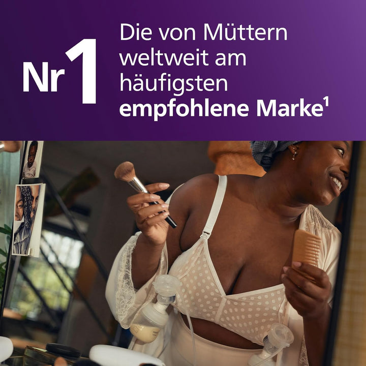 Philips Avent Elektrische Einzelmilchpumpe, mit Natural-Motion Technologie, BPA-frei (Modell SCF395/