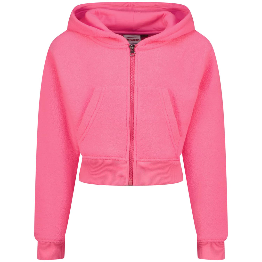 Vingino Mädchen Basic-ziphoody Terry Hooded Sweatshirt 12 Jahre Farbe: Rosa., 12 Jahre Farbe: Rosa.