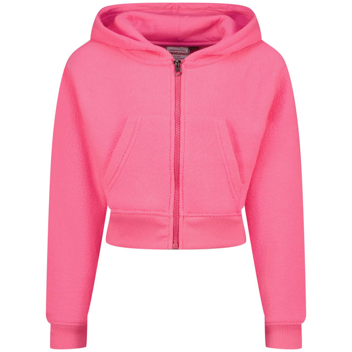 Vingino Mädchen Basic-ziphoody Terry Hooded Sweatshirt 12 Jahre Farbe: Rosa., 12 Jahre Farbe: Rosa.