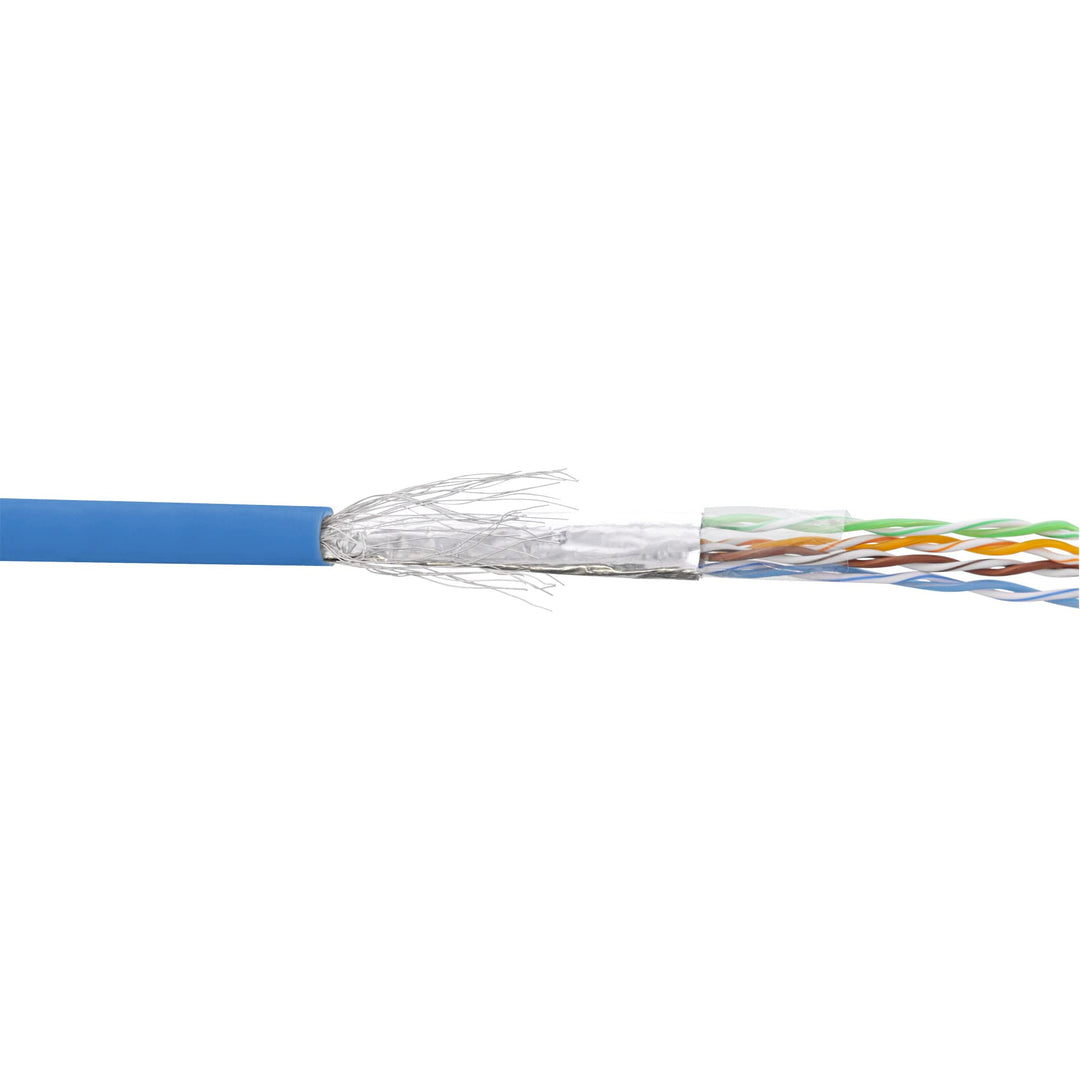InLine 72099B Patchkabel Cat.5e, blau, SF/UTP, AWG26, PVC, 100m
