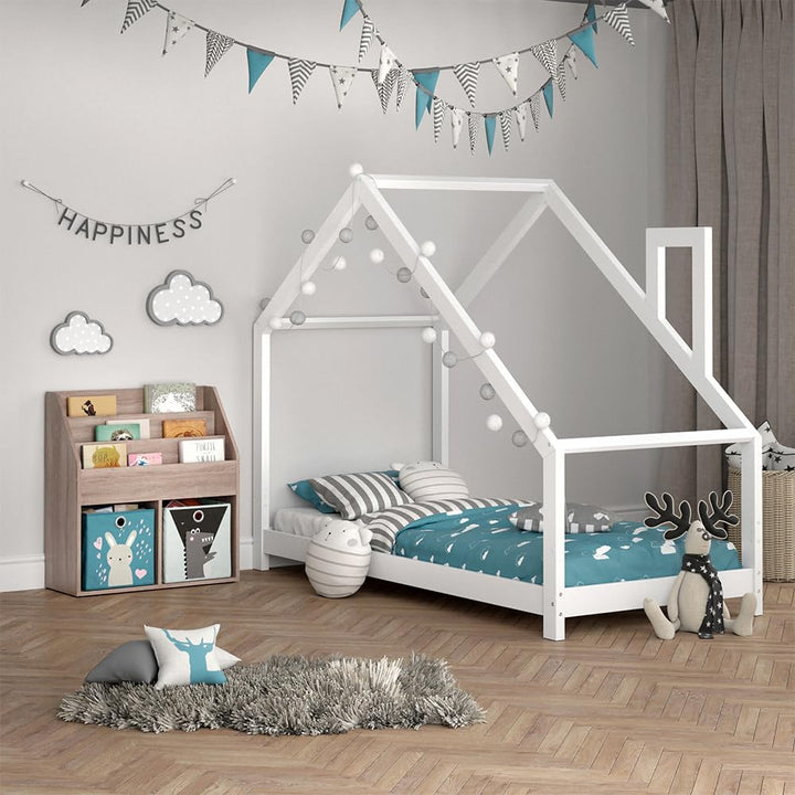 Vicco Bücherregal Luigi, Sonoma, 72 x 79 cm Sonoma Ohne Faltboxen, Sonoma Ohne Faltboxen
