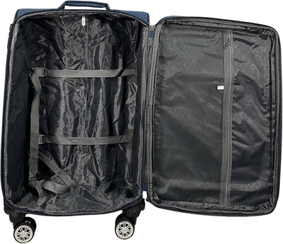 MY TRAVEL BAG Stoff Reisekoffer Trolley Erweiterbar mit Zwillingsrollen (M/L/XL/XXL oder 4er Set) We