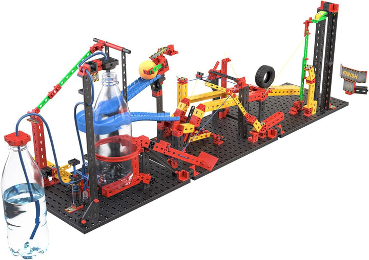 Fischertechnik 569018 Advanced Crazy Reactions, Konstruktionsbausatz mit 3 Modellen zum Bauen von ve