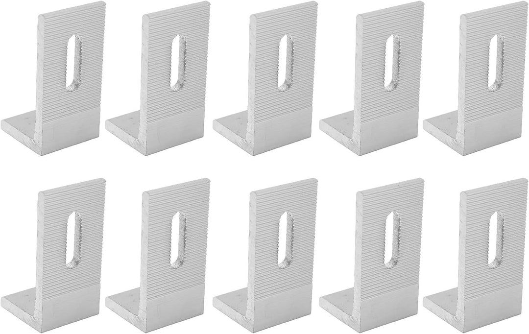 L-Klammern Solarmodul-Halterung, Aluminiumlegierung, 10 Stück, für Dach PV-System, Photovoltaik Stüt