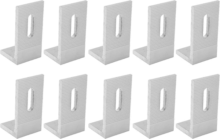 L-Klammern Solarmodul-Halterung, Aluminiumlegierung, 10 Stück, für Dach PV-System, Photovoltaik Stüt