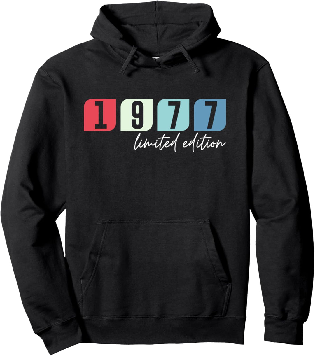 47. Geburtstag Mann Frau 47 Jahre 1977 Deko Lustig Geschenk Pullover Hoodie