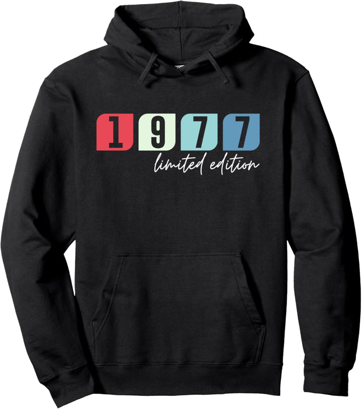 47. Geburtstag Mann Frau 47 Jahre 1977 Deko Lustig Geschenk Pullover Hoodie
