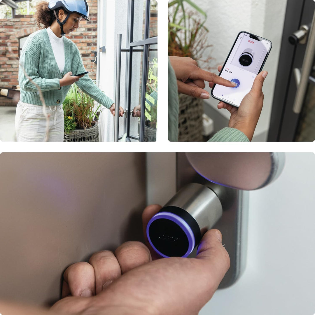 ABUS Elektronik-Türzylinder CYLOX One - schlüsselloses Öffnen von Türen - smarter Schliesszylinder m