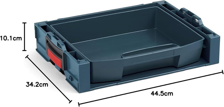 i-BOXX Rack aktiv mit LS-Schublade 72 in professional blau | Werkzeugkoffer stapelbar L-BOXX | Werkz