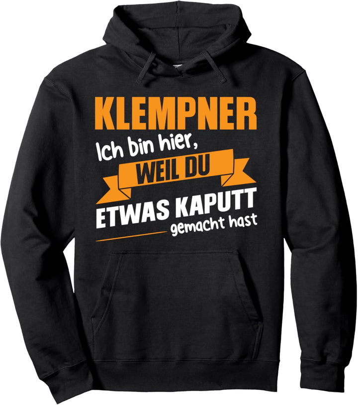 Klempner Anlagenmechaniker Installateur Pullover Hoodie