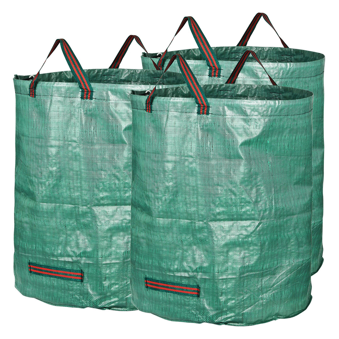 GardenMate 3X 272l Gartensack Laubsack Gartenabfallsack stabil - Gartensäcke für Gartenabfälle - Lau