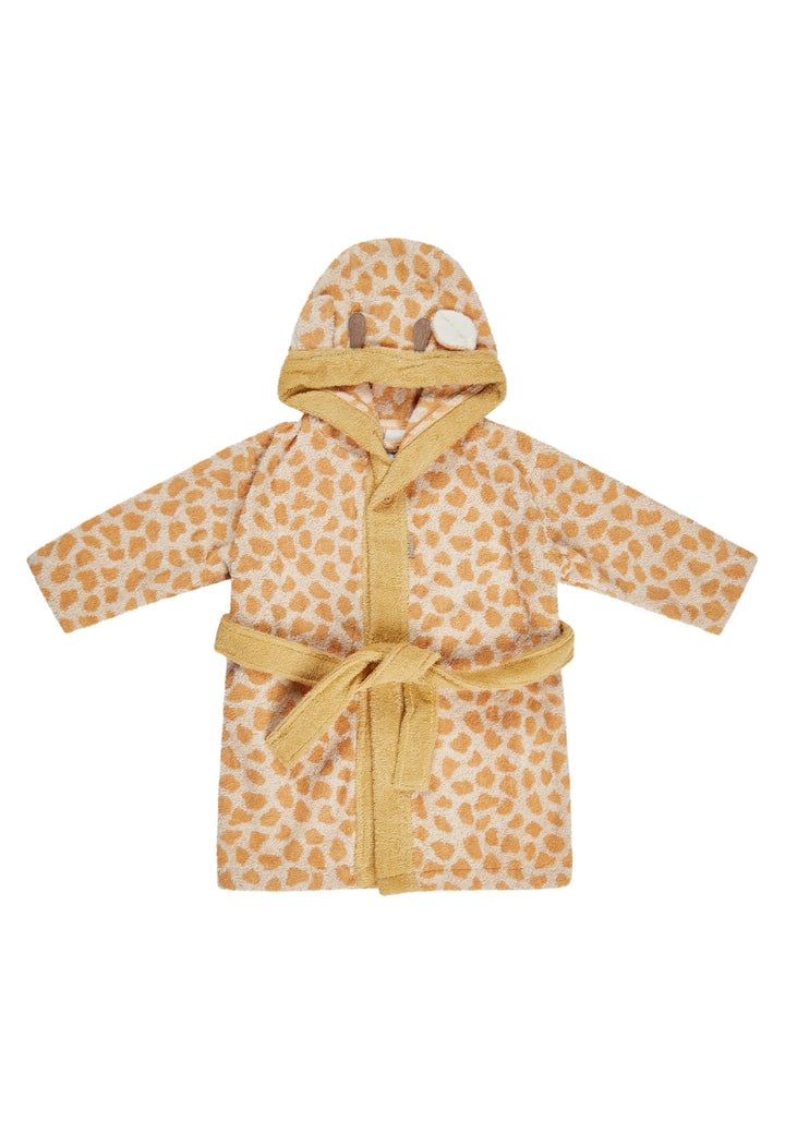 Sterntaler Unisex Kinder Bademantel Giraffe Kaya Baby- und Kinder Bademantel (1er Pack) 92 sand, 92