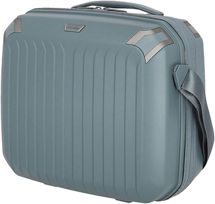 travelite Handgepäck Kosmetikkoffer Hartschale mit recyceltem Innenfutter, Gepäck Serie ELVAA: Styli