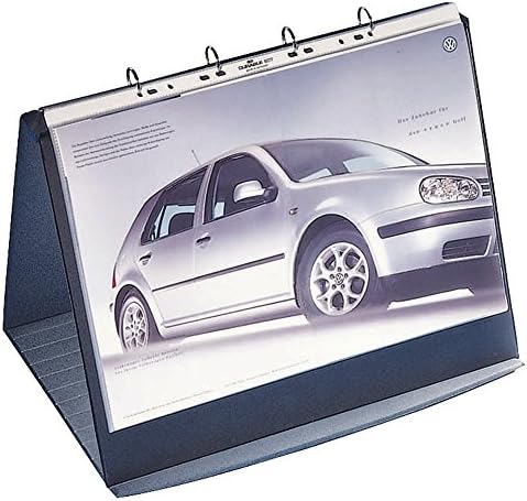 Durable Tisch-Flipchart Durastar, mit 10 PP-Hüllen, A4 quer, beschriftbar & erweiterbar, basalt, 856