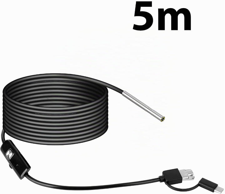 Retoo Endoskop USB-C HD für Android, 3.9 mm Endoskopkamera mit LED wasserdichte, Megapixel Inspektio