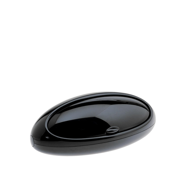 Alessi ASG22 B GNAM Brotkasten aus thermoplastischem Harz, schwarz, Schwarz