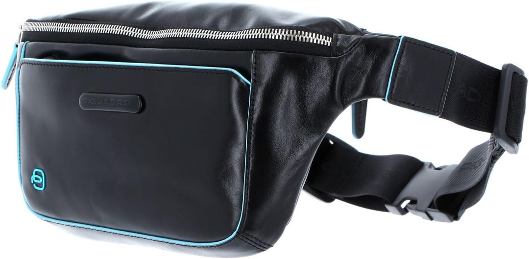 Piquadro Unisex Marsupio in Pelle Reisezubehr-Brieftasche Einheitsgrösse Schwarz, Einheitsgrö&#