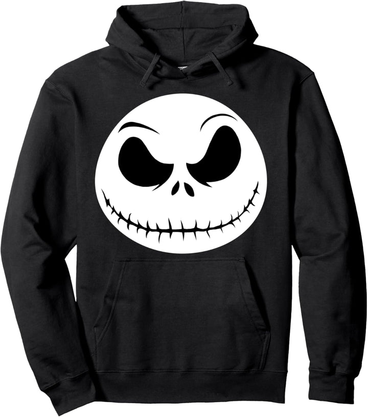Disney The Nightmare Before Christmas Jack Big Face Pullover Hoodie