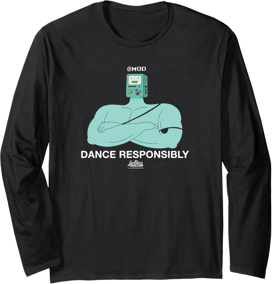 Adventure Time Dance Responsibly Langarmshirt