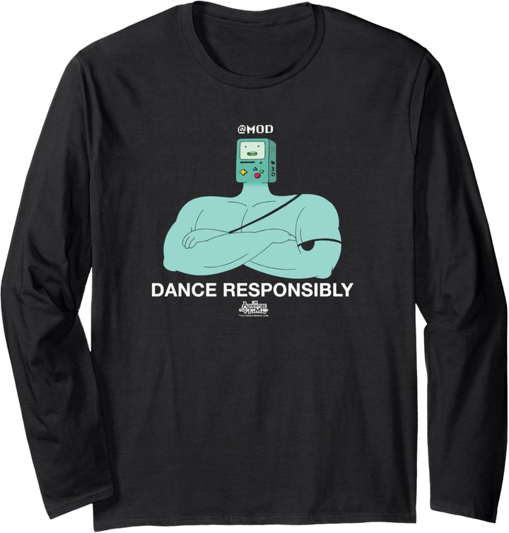 Adventure Time Dance Responsibly Langarmshirt