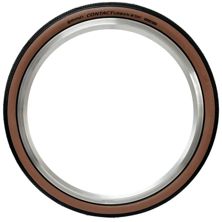 Continental Unisex-Adult Contact Urban Tire, Black/Brown, 16", 16 x 1.35