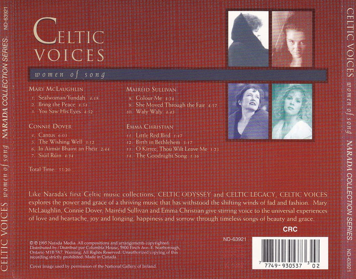 Celtic Voices, Audio-CD