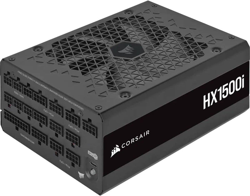 Corsair HX1500i Vollmodulares ultraleises ATX-Netzteil (Drei EPS12V-Anschlüss, Flüssigkeitsgelagerte