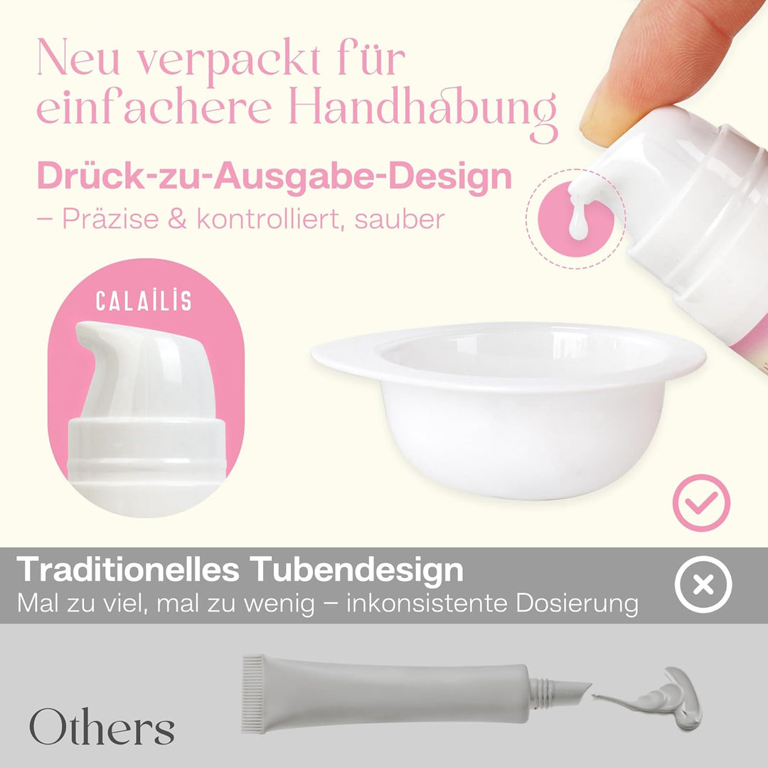 CALAILIS Wimpernlifting Set und Augenbrauenfarbe Set, 2-in-1 Lash Lifting und Brow Tint Kit für Natü