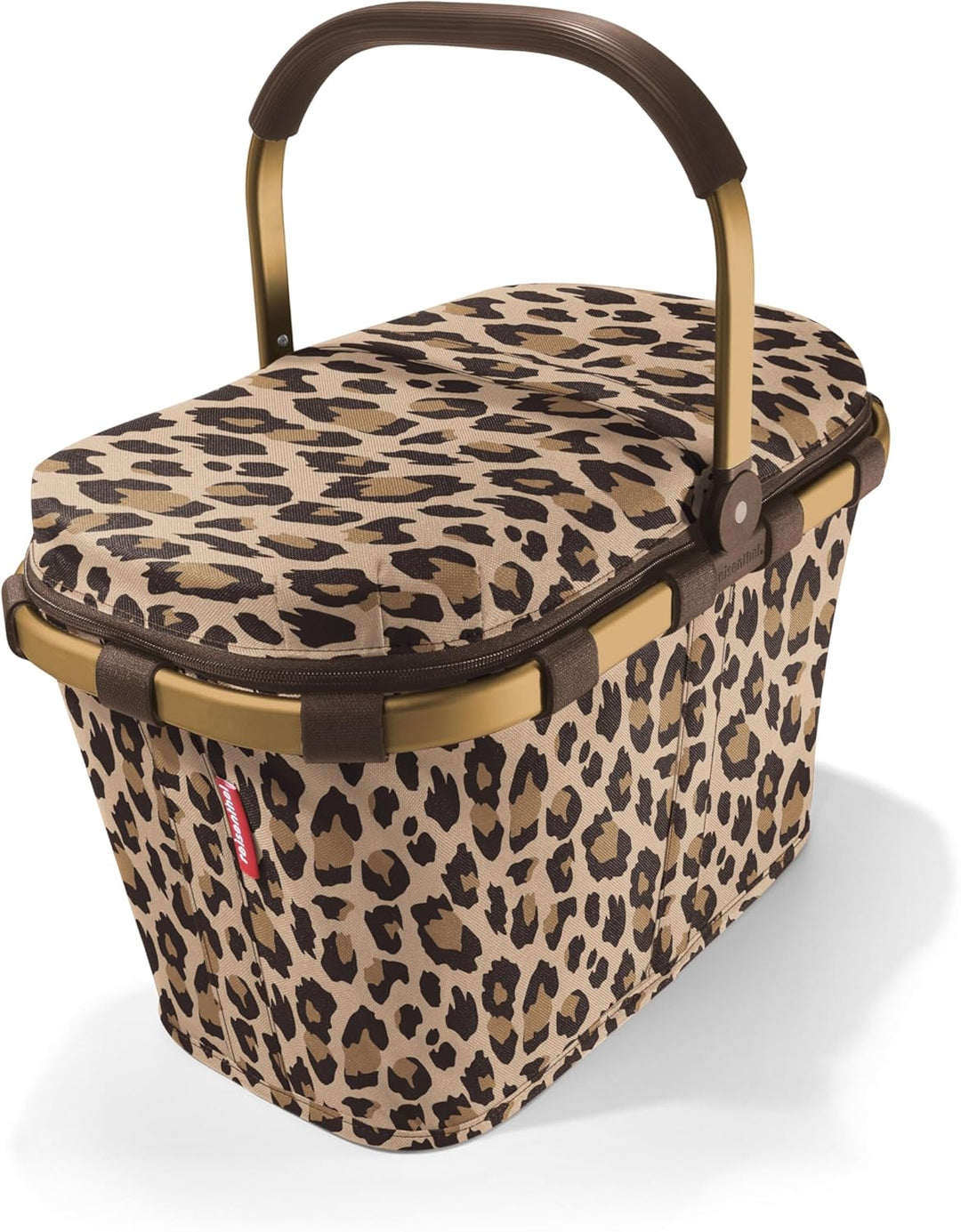 reisenthel carrybag iso Frame Leo Macchiato – Stabiler Einkaufskorb mit Kühlfunktion – Elegantes und