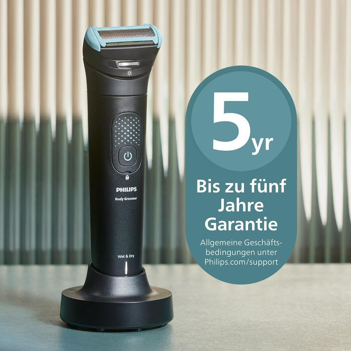 Philips Body Groomer 7000 Series - Trimmer für Herren mit 2D-Flexkopf, Triple Protect Shave System,