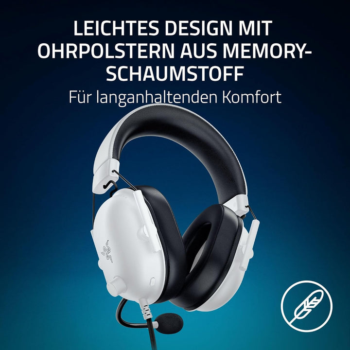 Razer BlackShark V2 X (PlayStation) - Kabelgebundenes E-Sports Headset für PlayStation 5 Konsole (25