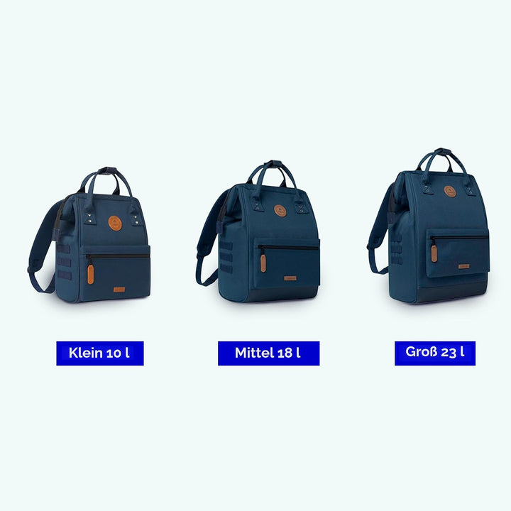 Cabaïa - Adventurer Rucksack Managua Maxi 23L - Wasserabweisend - Laptopfach bis zu 15 Zoll - 2 Vord