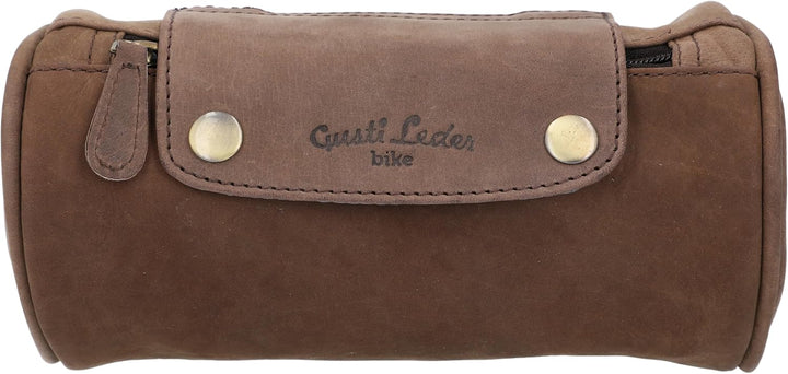 Gusti Fahrradtasche Leder Judith A. Gepäcktasche Lenkertasche Satteltasche Ledertasche Dunkelbraun D